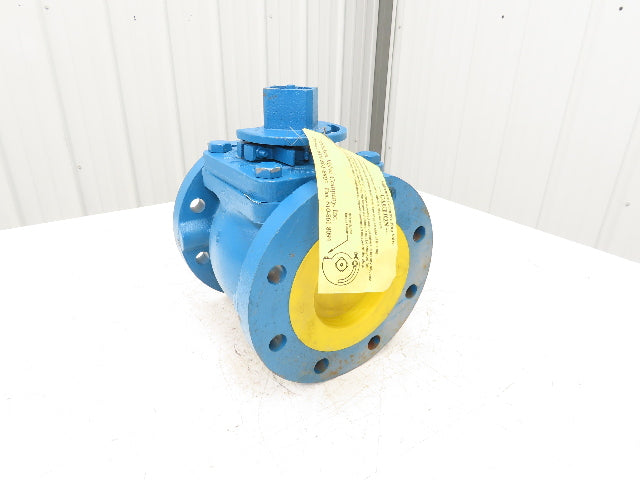Pratt Ballcentric Plug Valve 3" Flanged 175CWP Cast Iron