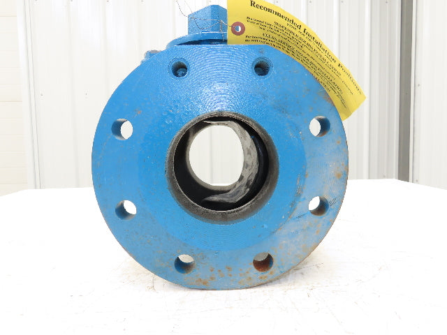 Pratt Ballcentric Plug Valve 3" Flanged 175CWP Cast Iron