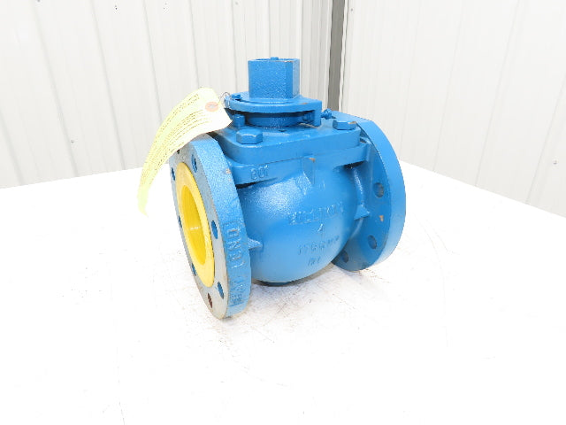 Pratt Ballcentric Plug Valve 3" Flanged 175CWP Cast Iron
