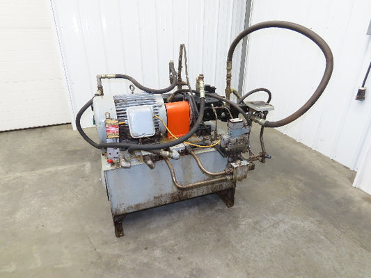 Continental Hydraulic Pump Power Unit 29 GPM 3000 PSI 15Hp 230/460V