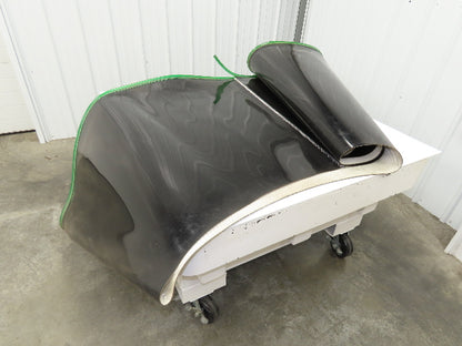 Transnorm TS1500 42" x 90° Curve Conveyor Belt 45" IR Smooth Top Spliced KT-58