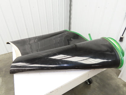 Transnorm TS1500 42" x 90° Curve Conveyor Belt 45" IR Smooth Top Spliced KT-58