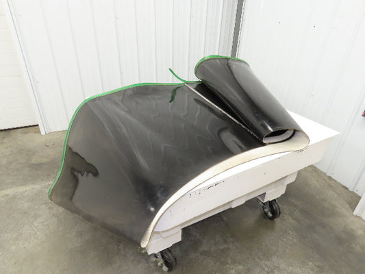 Transnorm TS1500 42" x 90° Curve Conveyor Belt 45" IR Smooth Top Spliced KT-58