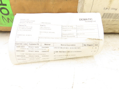 Dematic 522  8"x 39" Drive Pulley for 42" Belt over Roller Conveyor 1-7/16"Shaft