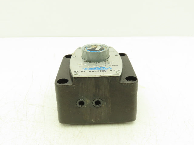 Vickers FG 03 28 22 Hydraulic Flow Control Valve Eaton Keyed- Key Missing.
