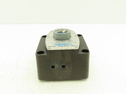 Vickers FG 03 28 22 Hydraulic Flow Control Valve Eaton Keyed- Key Missing.