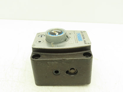 Vickers FG 03 28 22 Hydraulic Flow Control Valve Eaton Keyed- Key Missing.