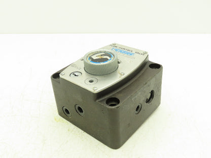 Vickers FG 03 28 22 Hydraulic Flow Control Valve Eaton Keyed- Key Missing.