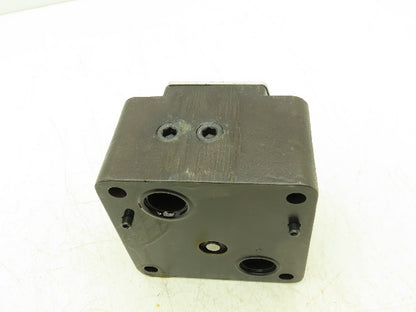 Vickers FG 03 28 22 Hydraulic Flow Control Valve Eaton Keyed- Key Missing.