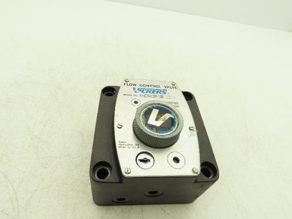 Vickers FG 03 28 22 Hydraulic Flow Control Valve Eaton Keyed- Key Missing.