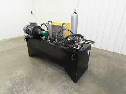 Shanghai Genye Hydraulic Pump Power Unit 4 GPM 4500 PSI 10Hp 415V 100Gal