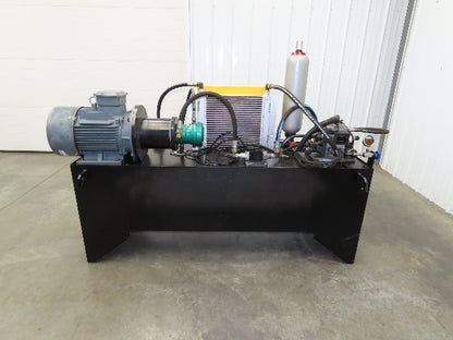 Shanghai Genye Hydraulic Pump Power Unit 4 GPM 4500 PSI 10Hp 415V 100Gal