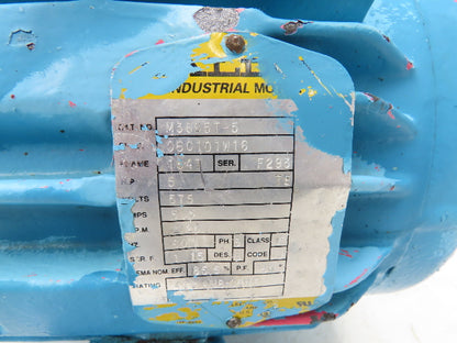 Baldor M3665T-5 Electric AC Motor 5Hp 1725rpm 575VAC 3Ph 184T TEFC 06C101W16