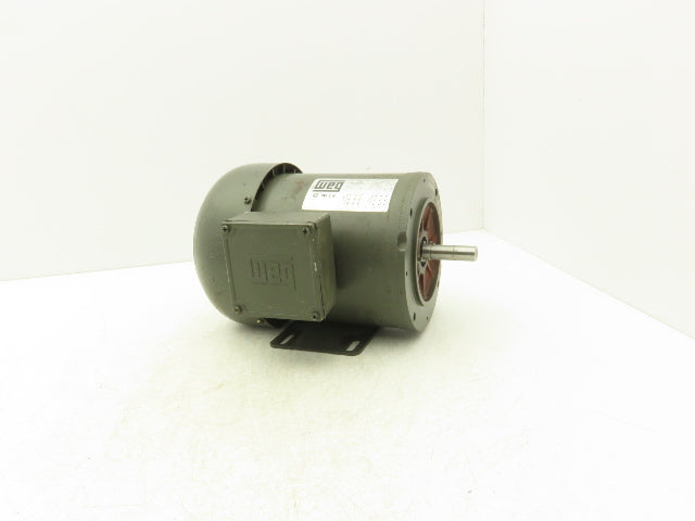 WEG B56C-10/00 Electric AC Motor 1/2Hp 1730 RPM 208-230/460V 3PH 56C 5/8"Shaft