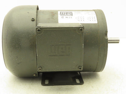 WEG B56C-10/00 Electric AC Motor 1/2Hp 1730 RPM 208-230/460V 3PH 56C 5/8"Shaft