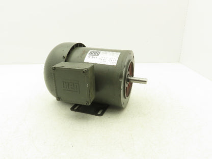 WEG B56C-10/00 Electric AC Motor 1/2Hp 1730 RPM 208-230/460V 3PH 56C 5/8"Shaft