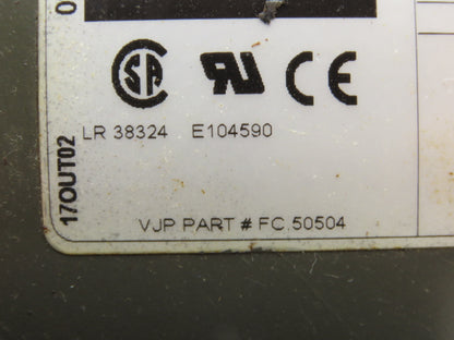 WEG FC.50504 Electric AC Motor 1/2Hp .37kw 1730 RPM 575V 3PH 56C 5/8" Shaft