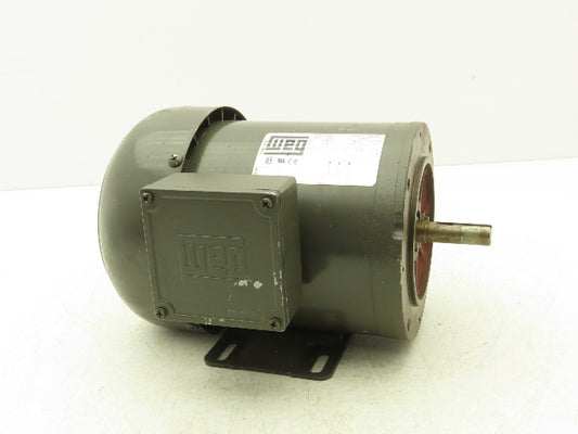 WEG FC.50504 Electric AC Motor 1/2Hp .37kw 1730 RPM 575V 3PH 56C 5/8" Shaft