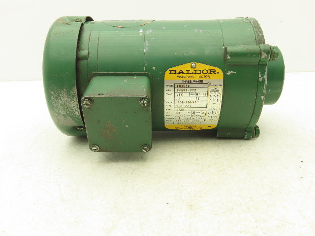 Baldor VM3538 AC Motor 1/2Hp 1725 RPM 230/460V 3PH 56C with 4-Bolt Pump Flange