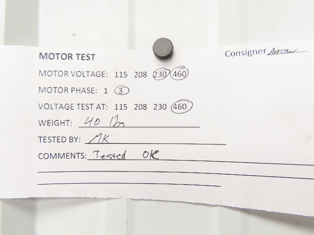 Sumitomo F90L/4BS Brake Motor 1.65kw 1680 RPM 277/480V 3PH IEC 90 15mm Shaft