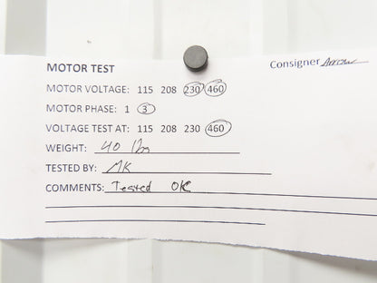Sumitomo F90L/4BS Brake Motor 1.65kw 1680 RPM 277/480V 3PH IEC 90 15mm Shaft