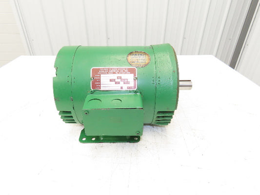 Leeson C184T17DK2A AC Motor 5Hp 1740 RPM 575VAC 3Ph 184TC B17347-A Type TD