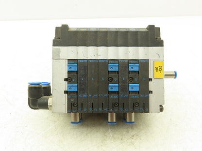 Festo CPV10-GE-ASI-8E8A-Z M8 8-Station Solenoid Valve Manifold 24VDC 185880 (x4)