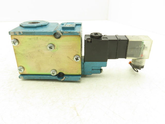 MAC 56C-12-591JD Pneumatic 3 Position 2 Way Solenoid Valve 3/8" NPT 24VDC