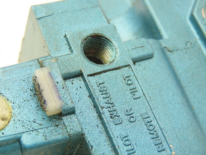 MAC 56C-12-591JD Pneumatic 3 Position 2 Way Solenoid Valve 3/8" NPT 24VDC