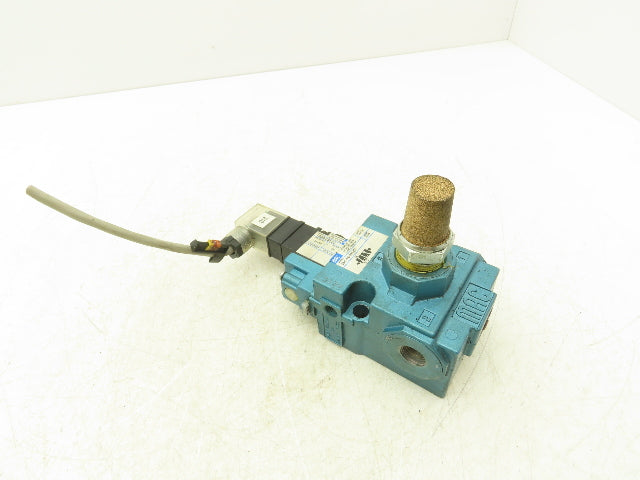 MAC 56C-12-591JD Pneumatic 3 Position 2 Way Solenoid Valve 3/8" NPT 24VDC