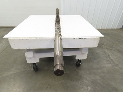 General Plastex Nissi Feed Screw For Injection Molding Machine 80mm X 2325mm