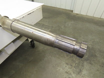 General Plastex Nissi Feed Screw For Injection Molding Machine 80mm X 2325mm