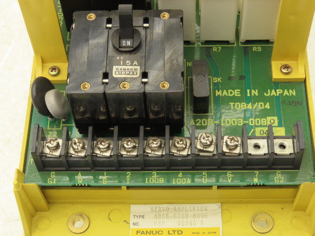 Fanuc A06B-6058-H006 Servo Amplifier Drive A20B-1003-0080