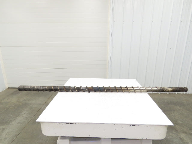 General Plastex Nissi Feed Screw For Injection Molding Machine 80mm X 2325mm