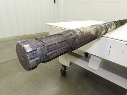 General Plastex Nissi Feed Screw For Injection Molding Machine 80mm X 2325mm