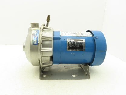 Goulds 1ST1C5F6F NPE Stainless Centrifugal Pump 1x 1.25" NPT .5Hp 3450 RPM 460V