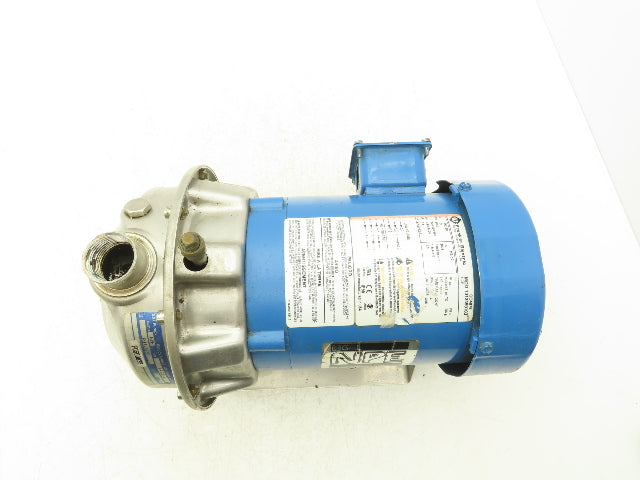 Goulds 1ST1C5F6F NPE Stainless Centrifugal Pump 1x 1.25" NPT .5Hp 3450 RPM 460V