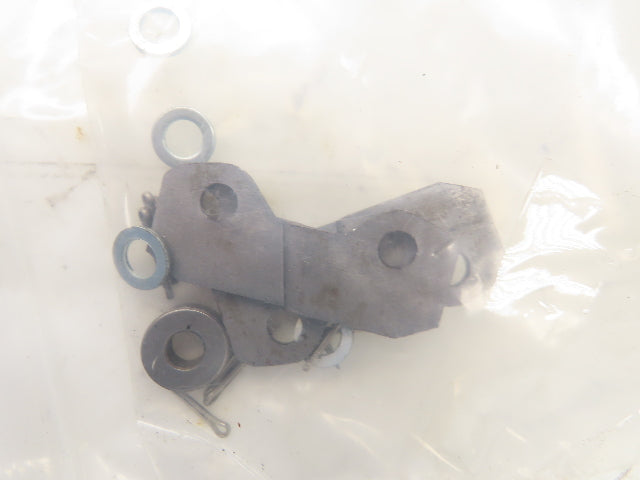 9" x 15' 7" Steel Cleated Chip Conveyor Hinge Belt 8" Bed Width Pin & Roller