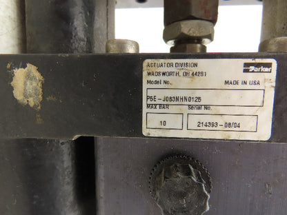 Parker P5E-J063NHN0125 Pneumatic Air Guided Cylinder 63mm Bore 125mm Stroke