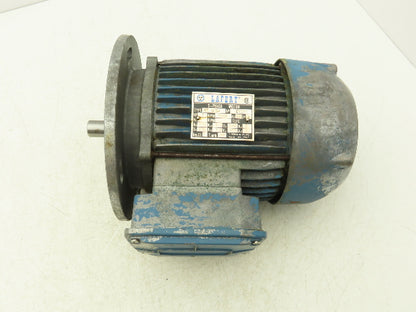 Lafert ST 80S4 Metric AC Motor 1Hp 1690rpm 230/460V 3PH IEC 80 Frame 19mm Shaft