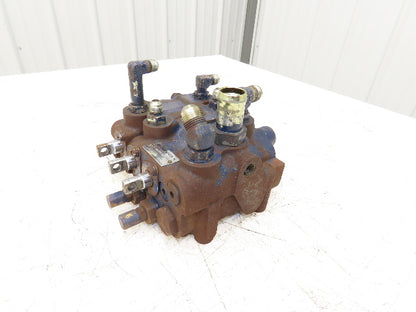 Nishina Kogyo 67610-25030-71 Hydraulic 3-Spool Forklift Mast Control Valve