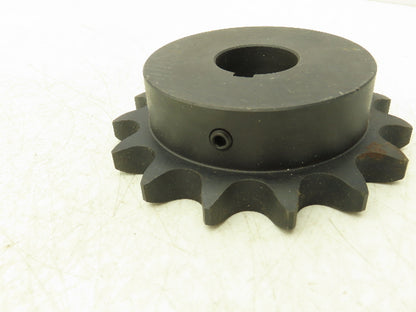 Tsubaki H80B15F-1-3/8 Roller Chain Sprocket 15 Tooth 1-3/8" Bore Lot Of 3
