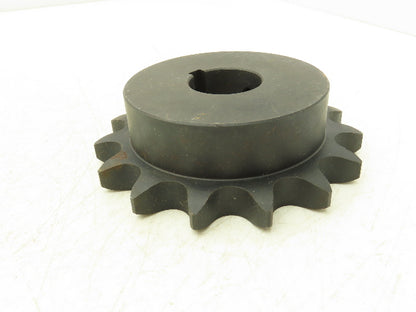Tsubaki H80B15F-1-3/8 Roller Chain Sprocket 15 Tooth 1-3/8" Bore Lot Of 3