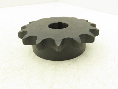 Tsubaki H80B15F-1-3/8 Roller Chain Sprocket 15 Tooth 1-3/8" Bore Lot Of 3