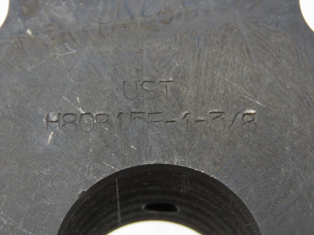 Tsubaki H80B15F-1-3/8 Roller Chain Sprocket 15 Tooth 1-3/8" Bore Lot Of 3