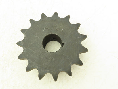 Tsubaki H80B15F-1-3/8 Roller Chain Sprocket 15 Tooth 1-3/8" Bore Lot Of 3
