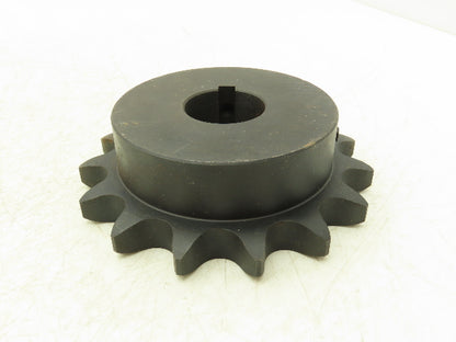 Tsubaki H80B15F-1-3/8 Roller Chain Sprocket 15 Tooth 1-3/8" Bore Lot Of 3
