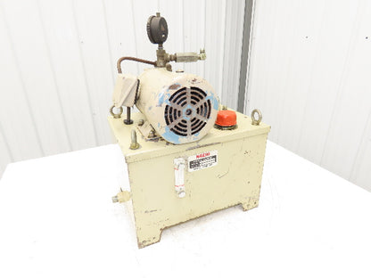Nachi VDS-0B-1A2-U-10 Hydraulic Power Unit Variable Pump 6 Gal 3.9gpm 208-230V