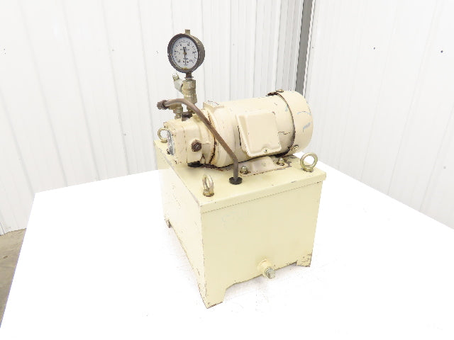 Nachi VDS-0B-1A2-U-10 Hydraulic Power Unit Variable Pump 6 Gal 3.9gpm 208-230V