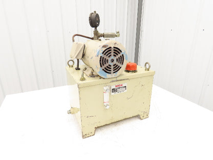 Nachi VDS-0B-1A2-U-10 Hydraulic Power Unit Variable Pump 6 Gal 3.9gpm 208-230V